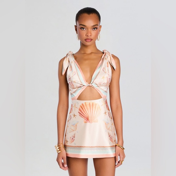 NWT Retrofête ($598) Icelyn silk Dress Shell Foulard - size small - Picture 6 of 14